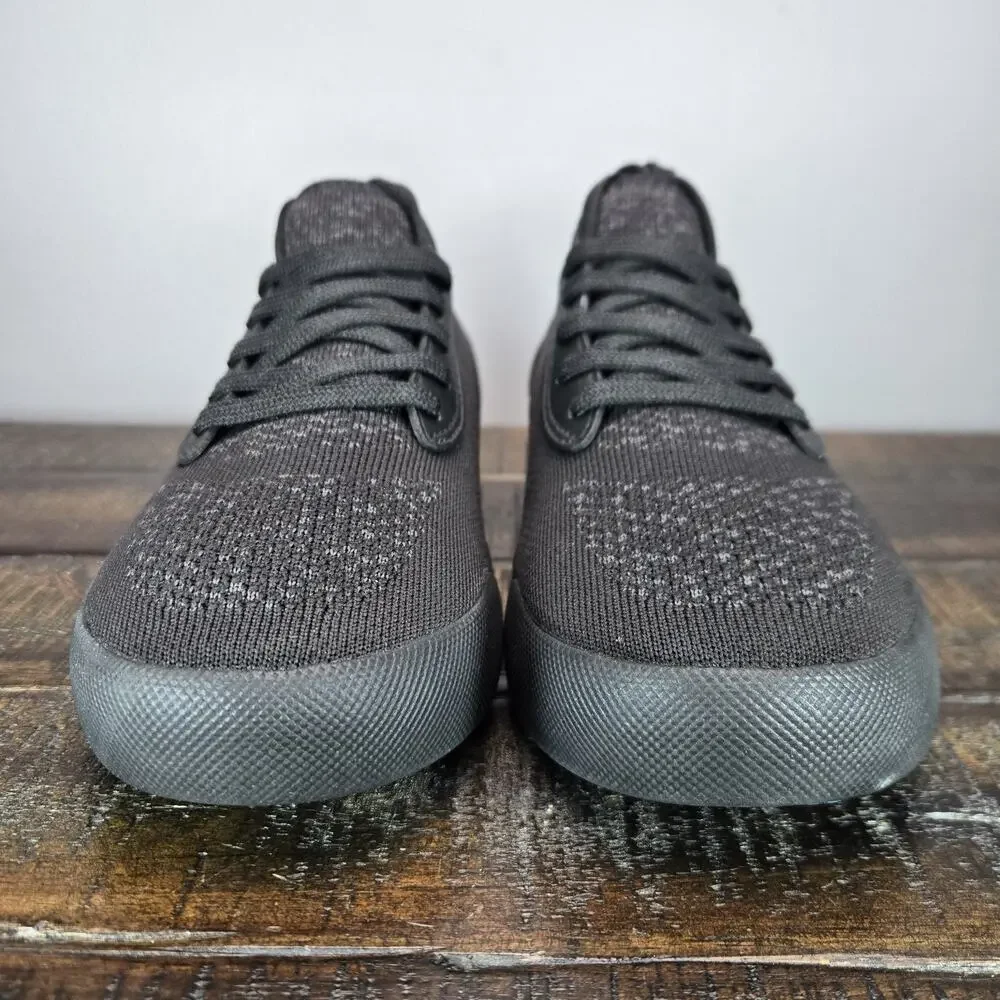 Vessi Weekend 1.5 Sneaker Womens Size 7 Waterproof Shoes Asphalt Black Black